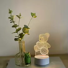 3D LED Bear Lamp