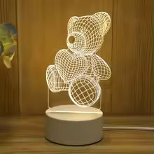 3D LED Bear Lamp